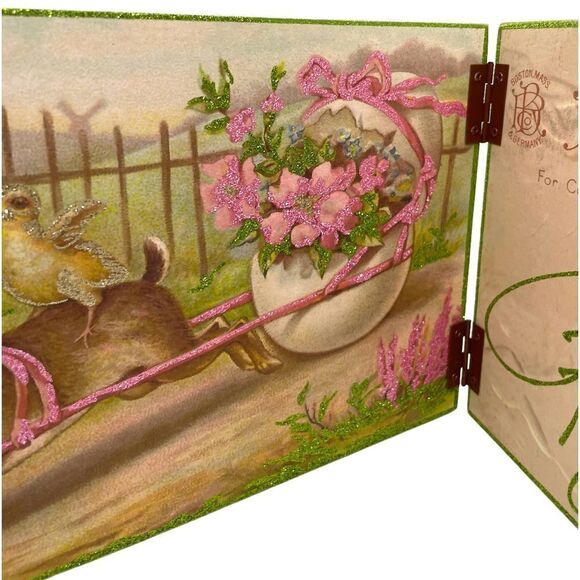 Easter Bunny Rabbit Shelf Sitter Motivational Sign NWT Primitives by Kathy - Picture 4 of 12